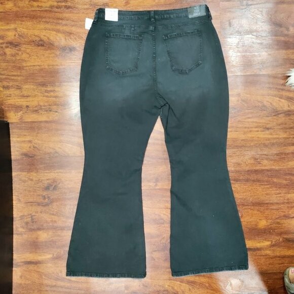 We The Free Black Flare Jeans Womens Size 34 Boho Antiquewash NWT - Picture 12 of 16